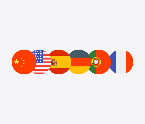 Supports 20+ Languages