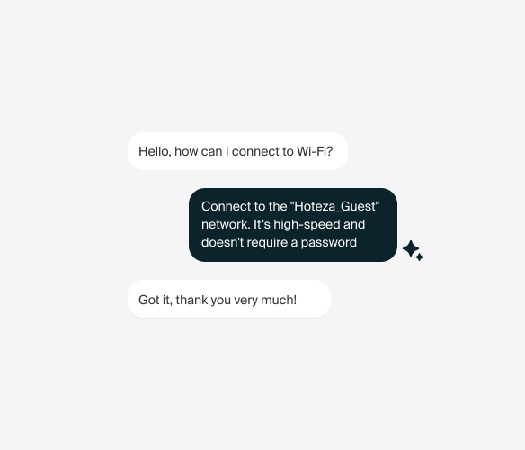 Trained on Your Hotel Content