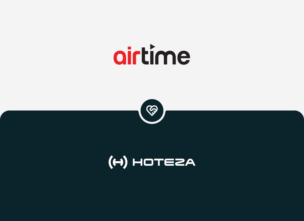 Airtime and Hoteza Expand In-Room TV Entertainment Partnership to Over 7,000 Hotel Rooms Worldwide